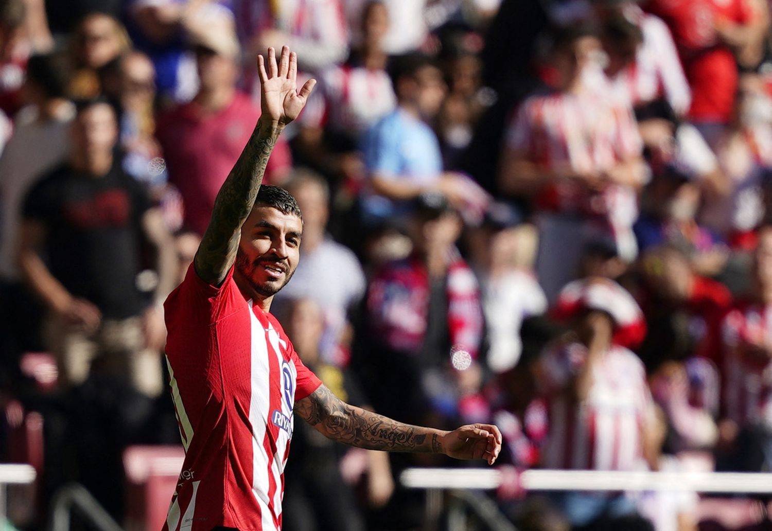 Doblete de Ángel Correa en la goleada de Atlético Madrid