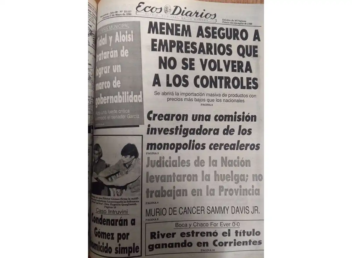 Jueves 17 de mayo de 1990