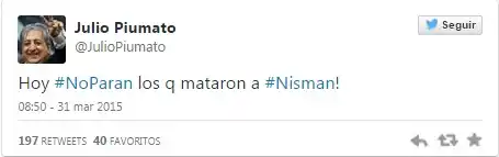 Para Julio Piumato, "hoy no paran los que mataron a Nisman"