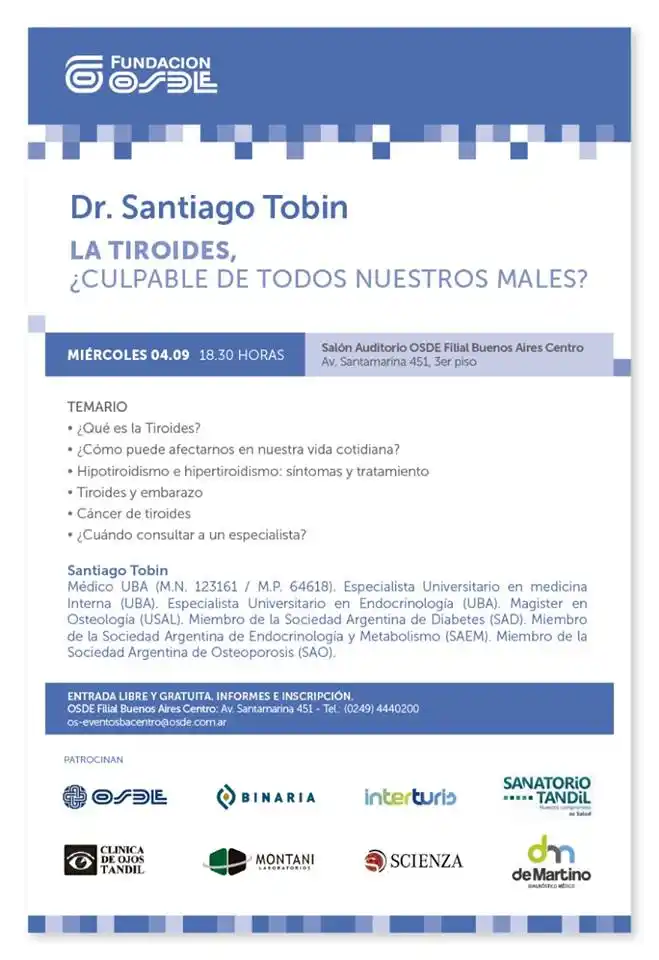 Entrevista a Santiago Tobim - Buenas y Santas