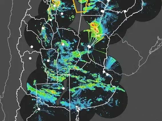 Alerta amarilla por tormentas en Entre Ríos: lluvias intensas, ráfagas y posible granizo