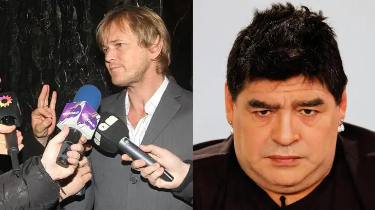 El novio de Claudia Villafañe le hizo frente a Maradona