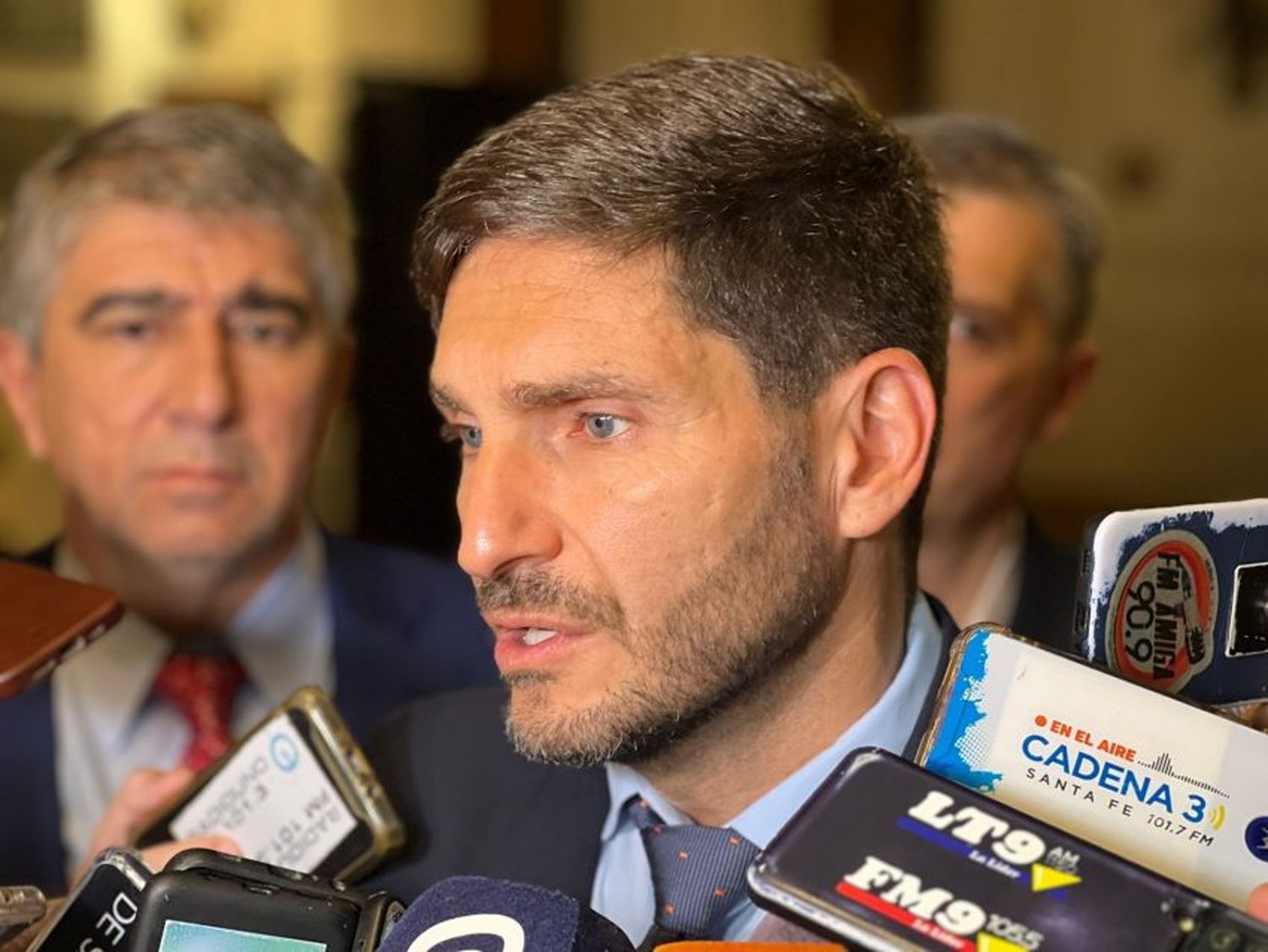 Maximiliano Pullaro se reunió con las futuras autoridades nacionales