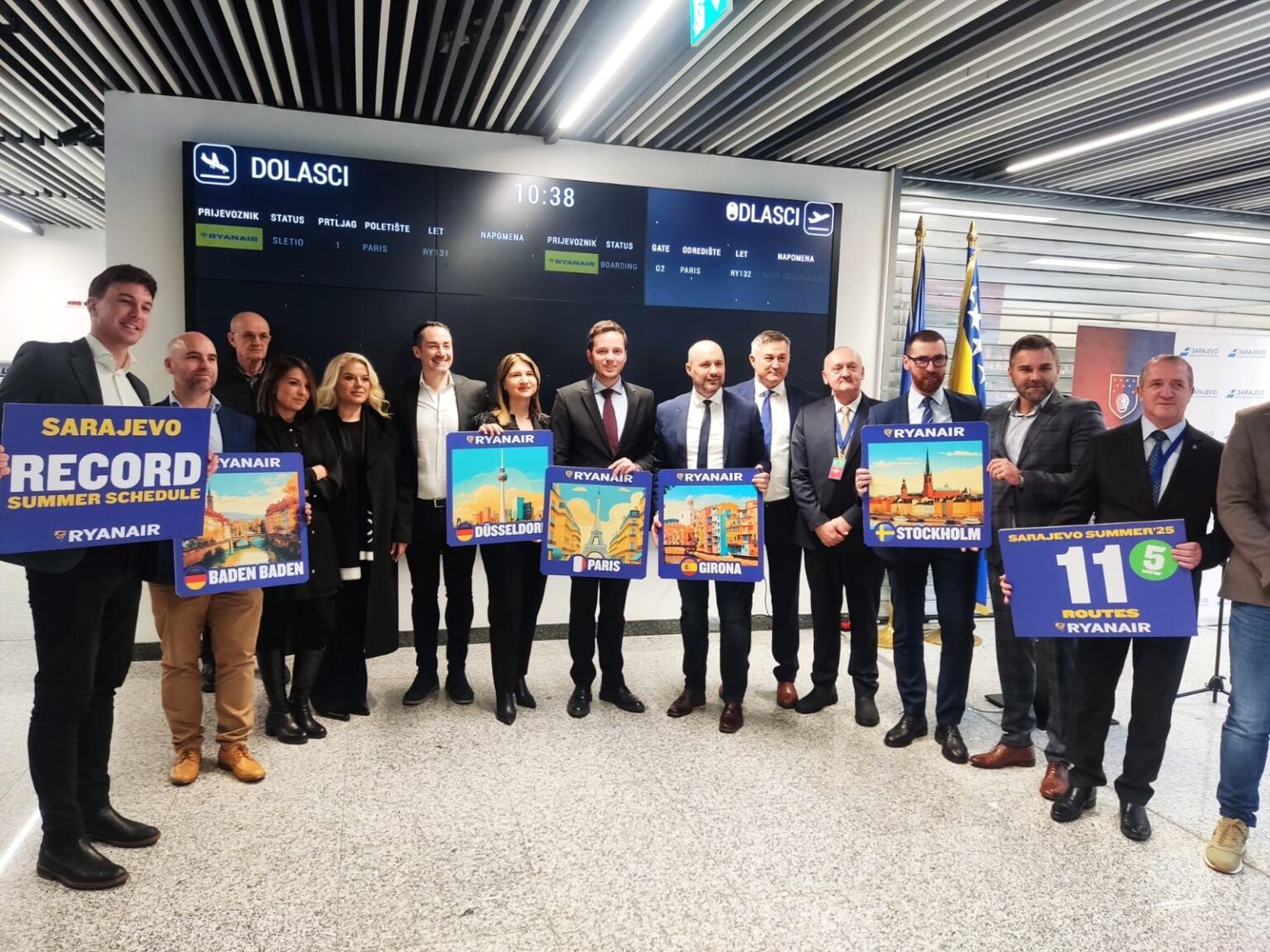 Ryanair strengthens its position in Bosnia and Herzegovina with new routes in 2025