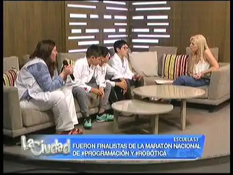 Alumnos de la Escuela 53 en la final de la Maratón Nacional de Programación y Robótica