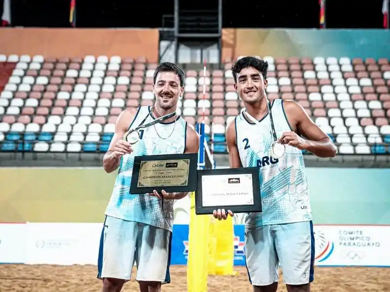 Amieva/Bueno campeones de la
Etapa Sudamericana en Paraguay