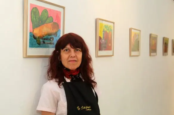 “El almuerzo de la artista”, muestra de Liliana Esteban