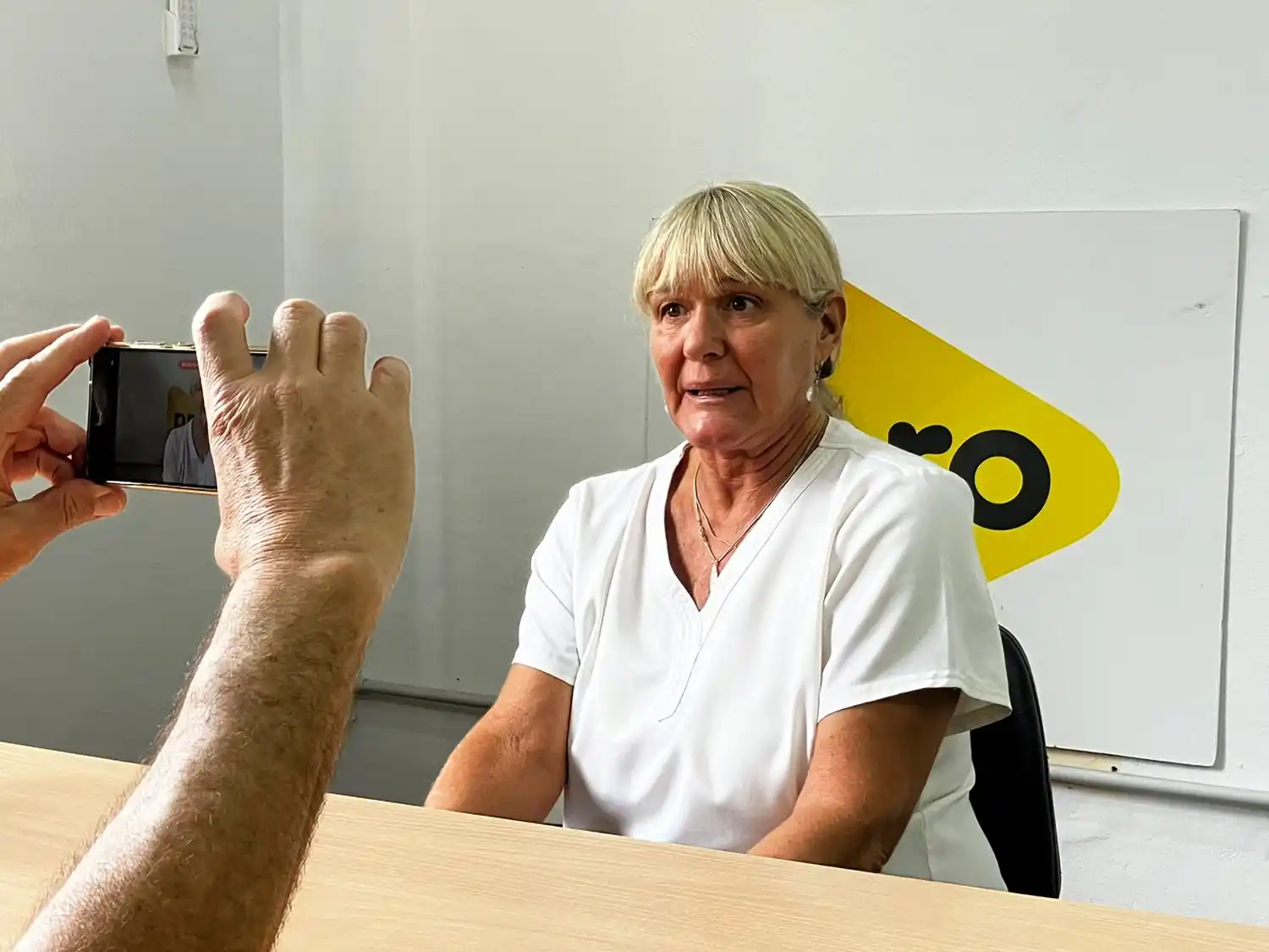 La concejal Verónica presentó ambos proyectos. 