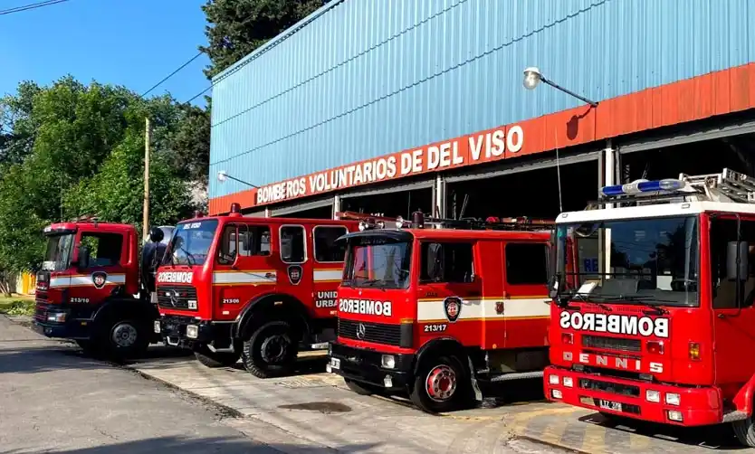 Bomberos salvaron a un nene que se había atragantado