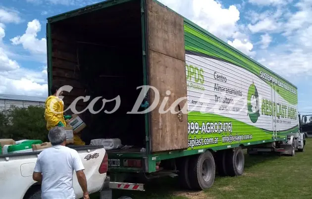 Acopio de envases agroquímicos y otros cuidados del medio ambiente