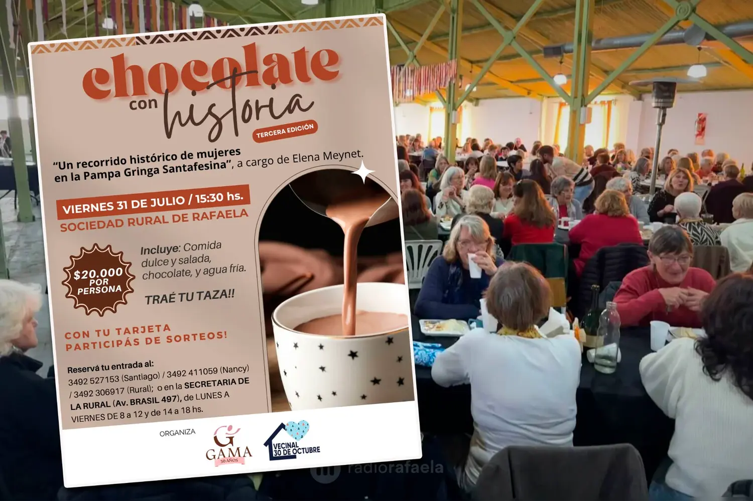 "El evento creció y por eso decidimos seguir haciéndolo": "Chocolate con Historia" prepara una nueva edición
