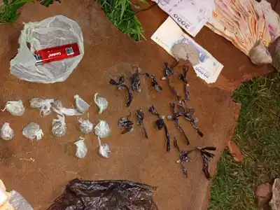 La Policía frustró una maniobra de huida y secuestró cocaína, marihuana y $85.000