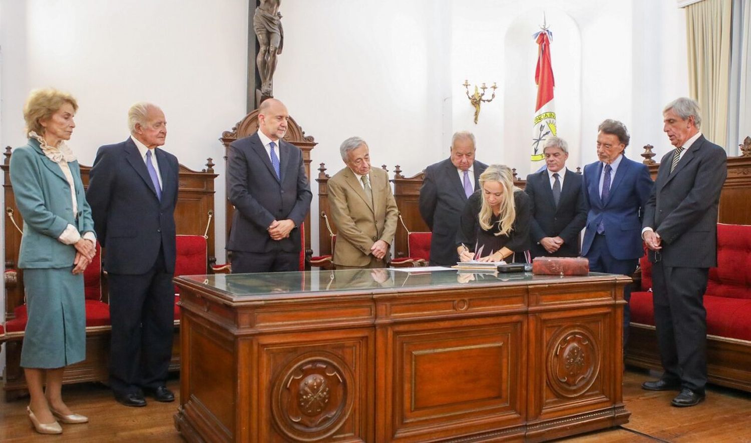 Perotti participó del acto de juramento de las nuevas autoridades del Sistema Penal Santafesino