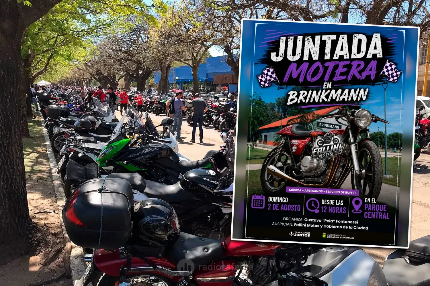 Gran encuentro motero en Brinkmann este fin de semana: “Lo simple también tiene lo importante”