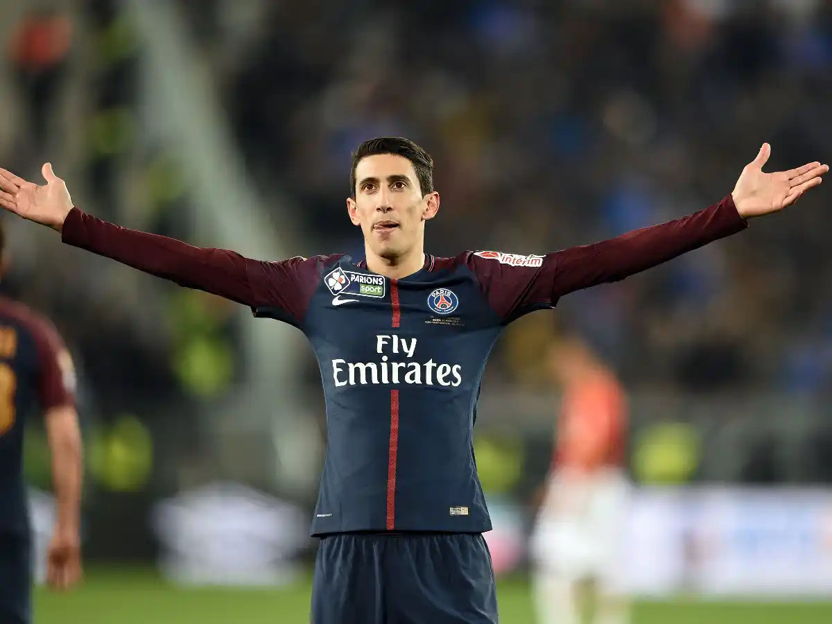 Di María campeón en Francia