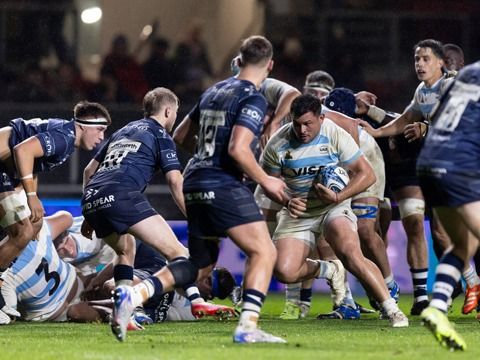 El equipo argentino venció 38 a 14 a Bristol Bears en .Foto:UAR
