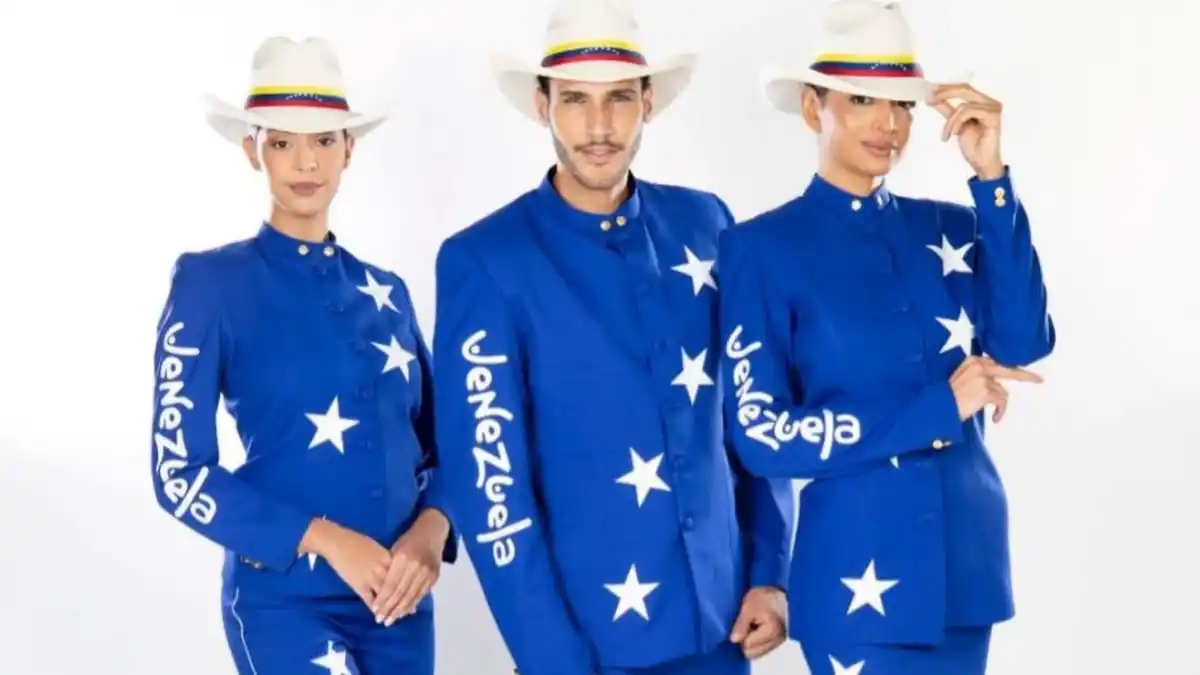 Venezuela presentó vestimenta que usará en la ceremonia de apertura de los JJ.OO., ¡y no es vinotinto!