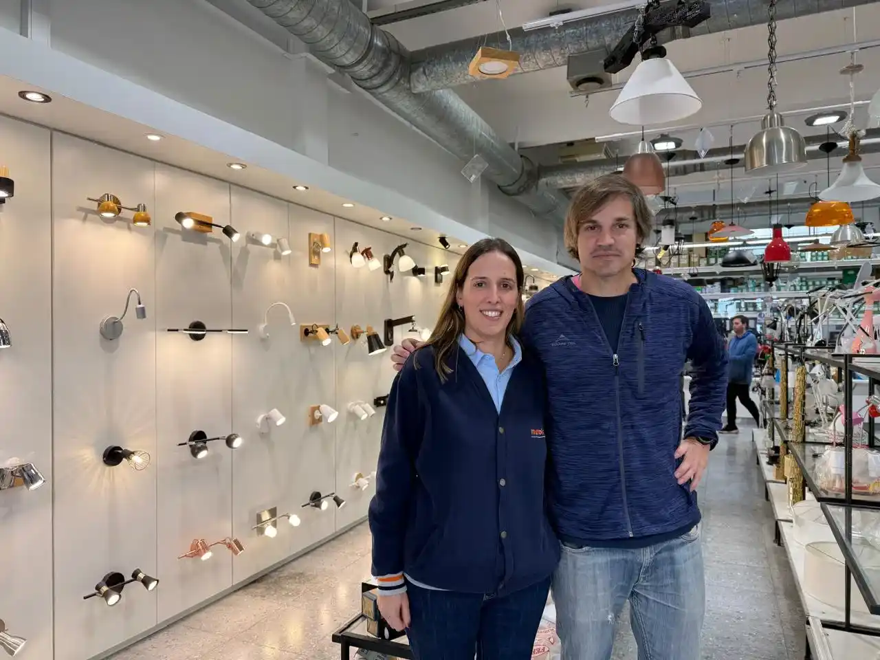 Catalina y Joaquín Fernández, representantes de la tercera generación al frente de Matelec.