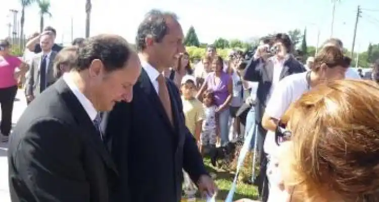 Guacone cerró el año con la visita de Scioli