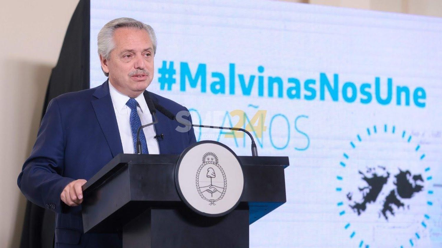 Alberto Fernández: “Las Malvinas no las vamos a cambiar ni por vacunas ni por deudas”