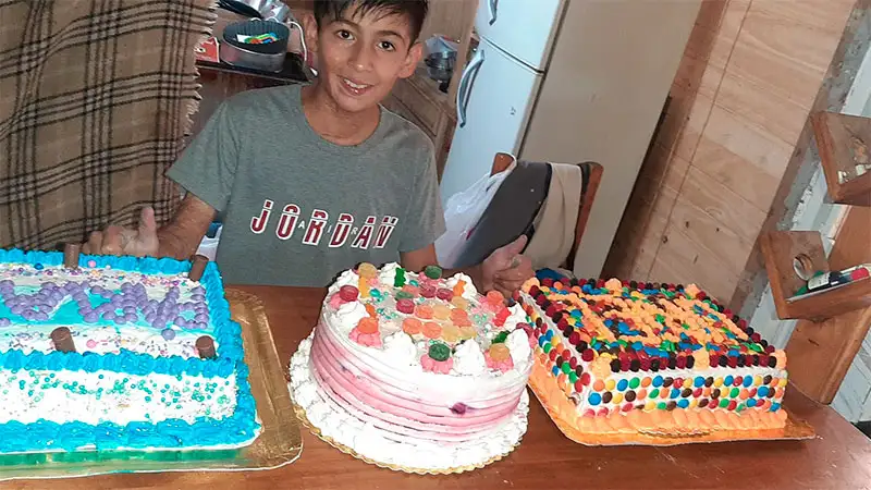 Joaquín Nahuel, el nene de las tortas, fue víctima de ciberbullying