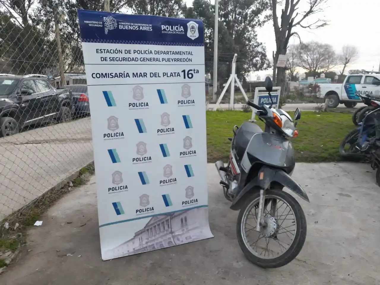 La moto había sido robada en mayo pasado.