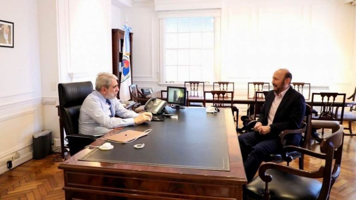 El gobernador Insfrán se reunió con el ministro Fernández