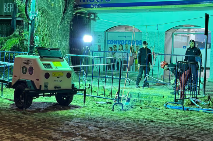 Descubrieron un túnel de 150 metros de largo para robar un banco en San Isidro