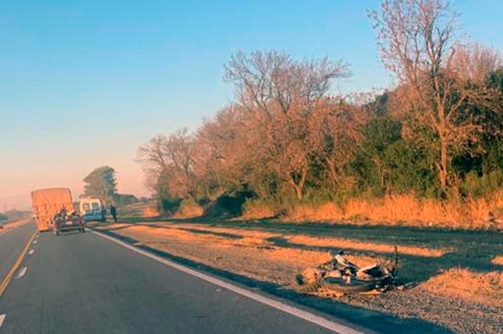 Siniestro fatal cerca de Santo Domingo, en la Ruta 4