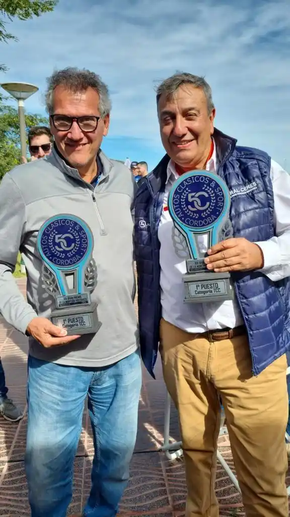 Gran trabajo de Peñalva en el GP Histórico en Carlos Paz