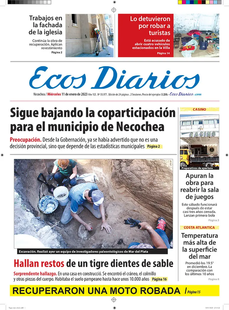 Tapa del 11 de enero 2023
