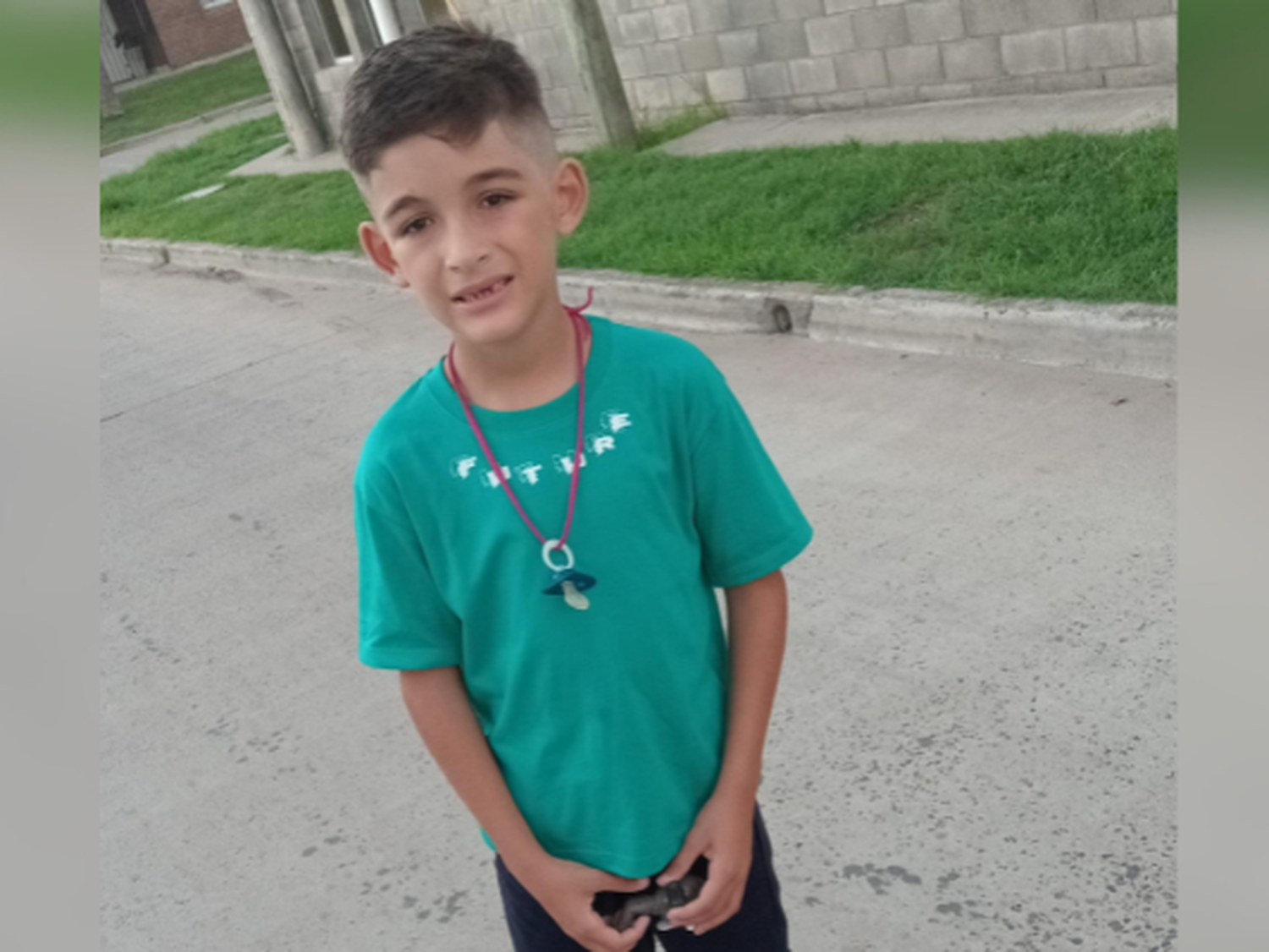 Braian tiene siete años, se corta el pelo como L-gante y sueña con conocerlo