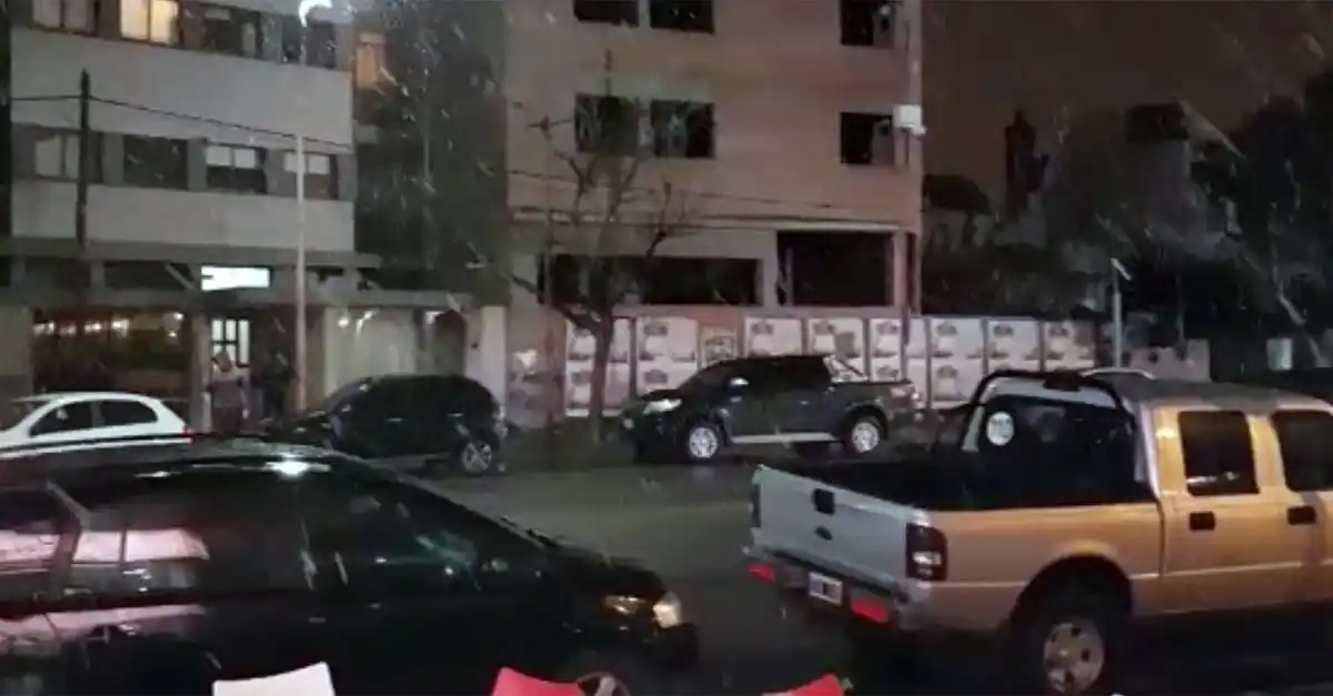 Sorpresiva nevada en Bahía Blanca