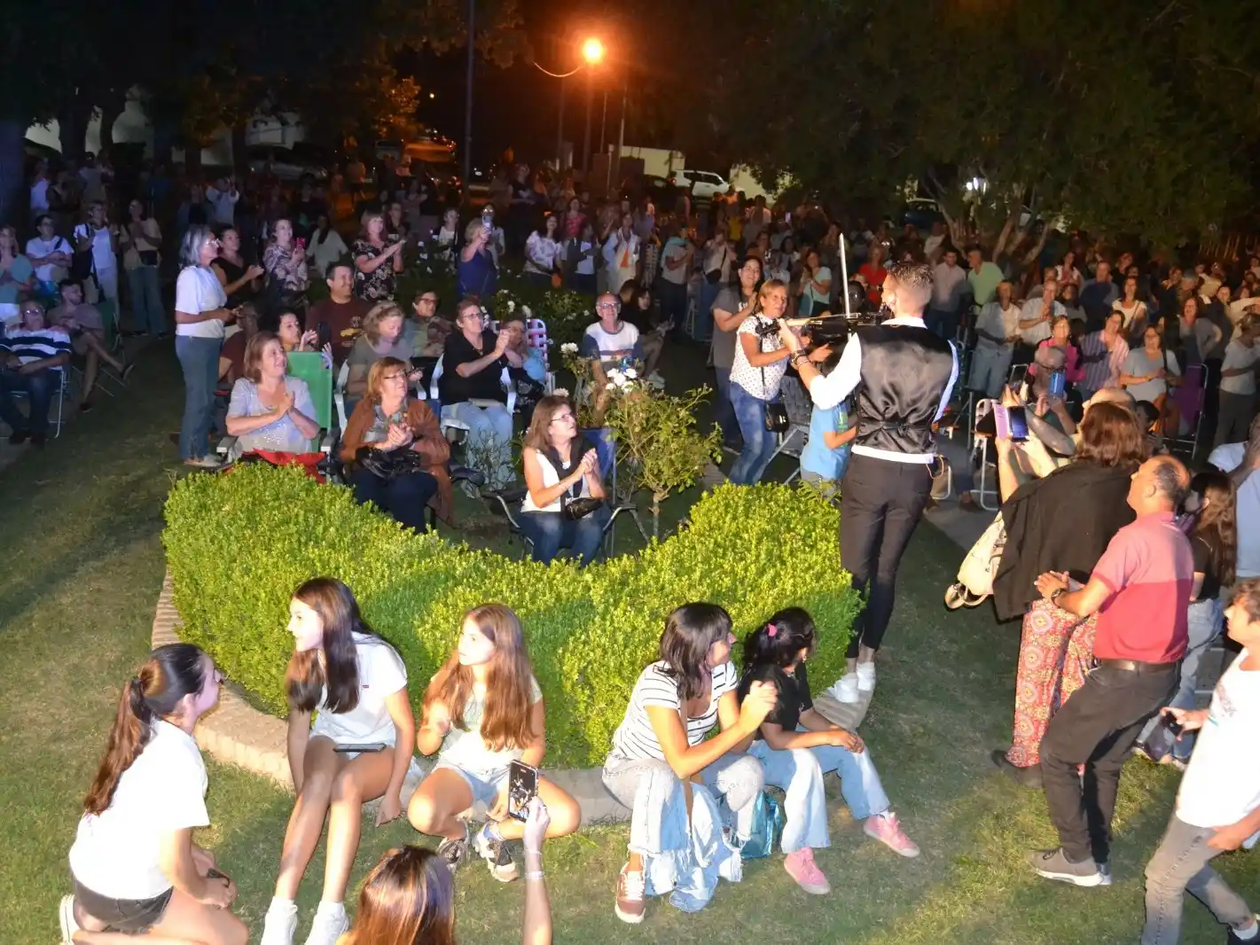 Damián Zantedeschi brindó un espectáculo de primer nivel