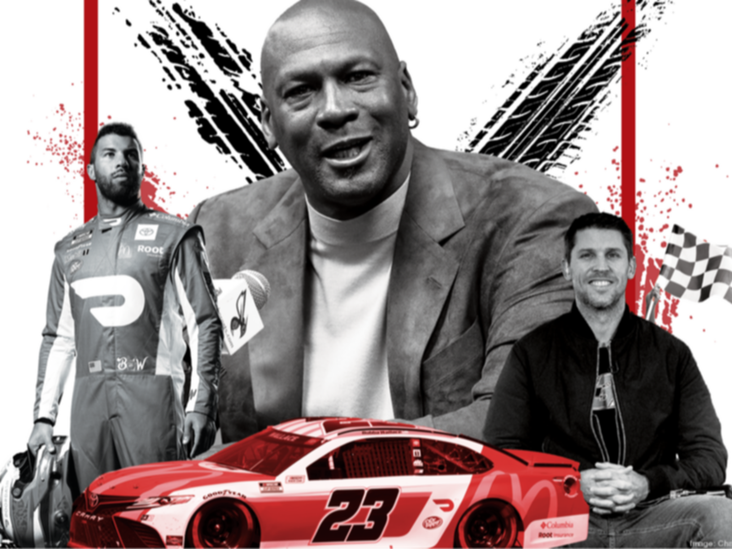 Así es Michael Jordan como propietario de un equipo de NASCAR