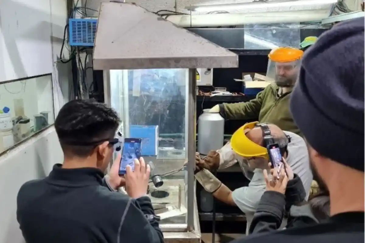 La delegación chilena estuvo la semana pasada en Santa Fe