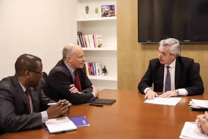 Fernández con el FMI: Los culpó por la crisis y dijo que son responsables de revertir la "catástrofe social"