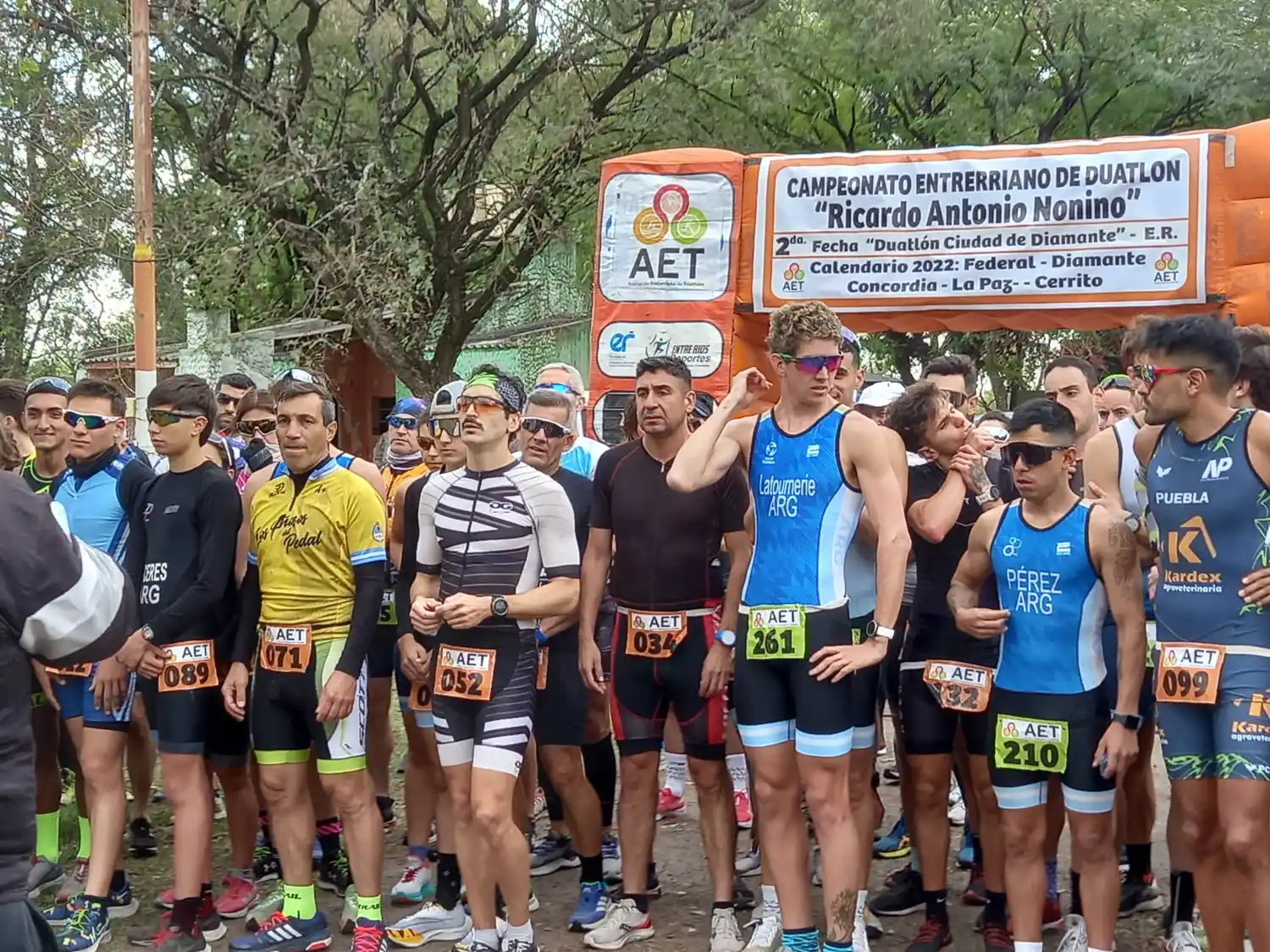 Muy buena labor cumplieron los atletas gualeguayenses en el Duatlón provincial de Diamante.