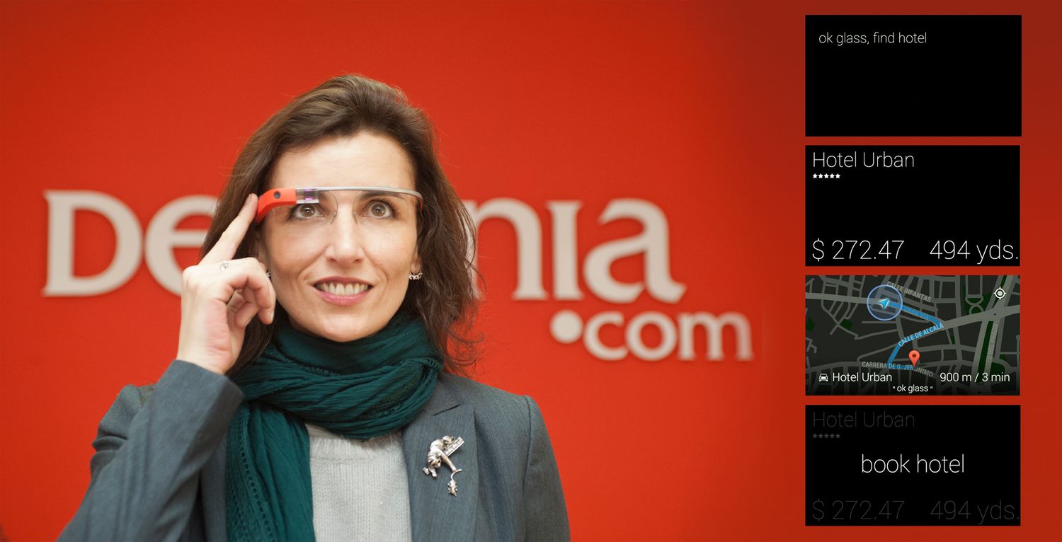 Nueva aplicación para reservar hoteles por medio de las gafas de Google