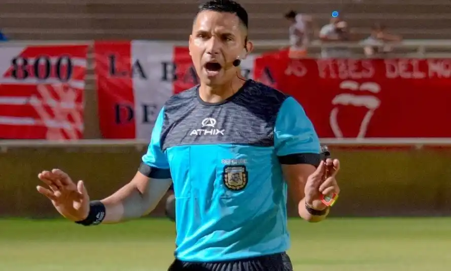 Maximiliano Silcan Jerez arbitrará a la Crema en Salta el viernes a las 22.