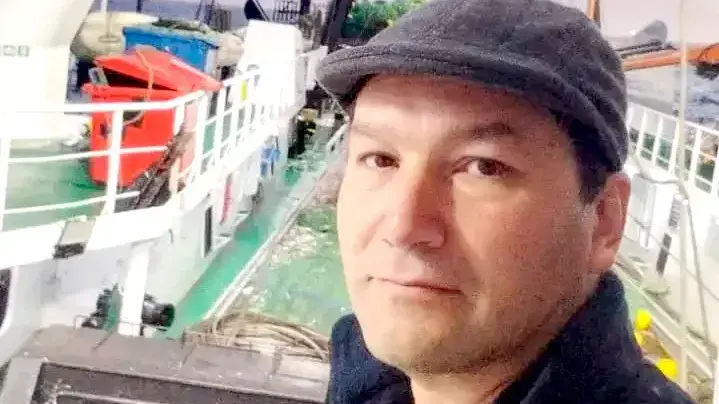 Juan Carlos Gutiérrez, el tripulante del buque marplatense desaparecido en altamar.