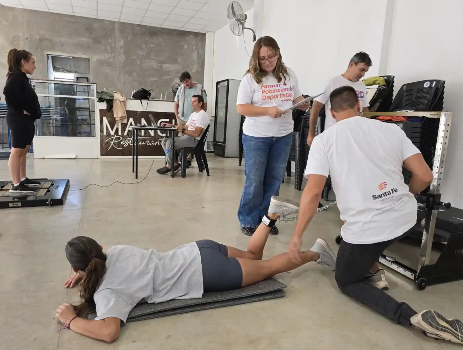 La primera medición se llevó a cabo en el Club Santa Paula, de la ciudad de Gálvez