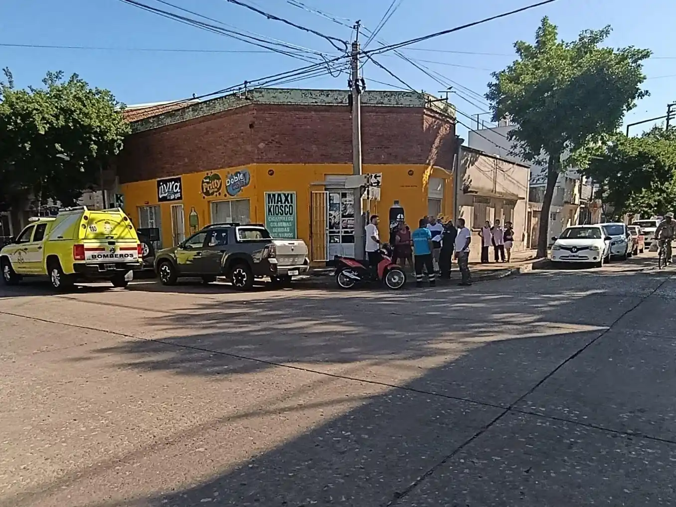España e Iturraspe, el escenario de la colisión. Foto: BVVT