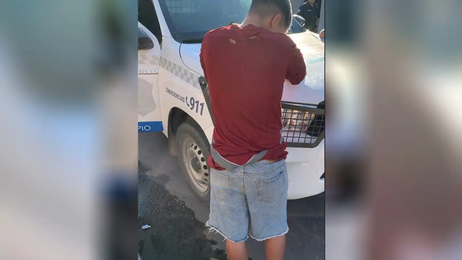 El joven fue detenido en el marco de un operativo preventivo.