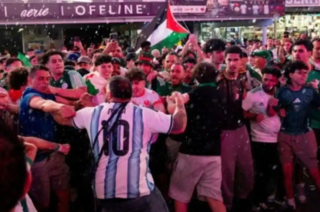 Enfrentamiento de hinchas argentinos