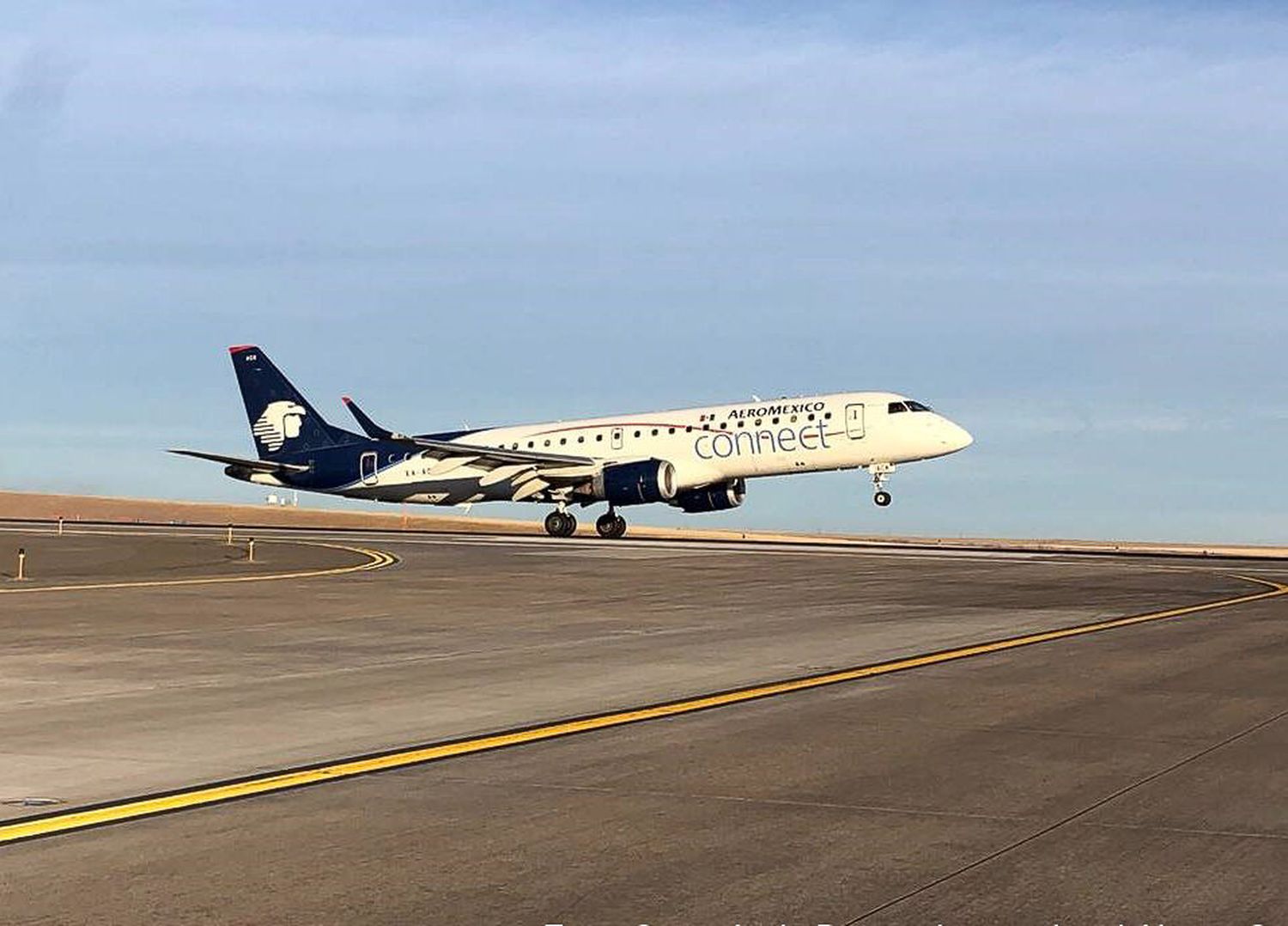 Aeromexico advances with its landing in Santa Lucia