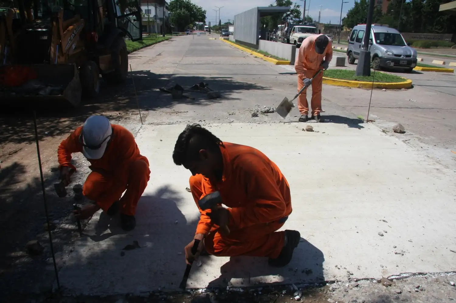 Desvíos de colectivos por obras de bacheo