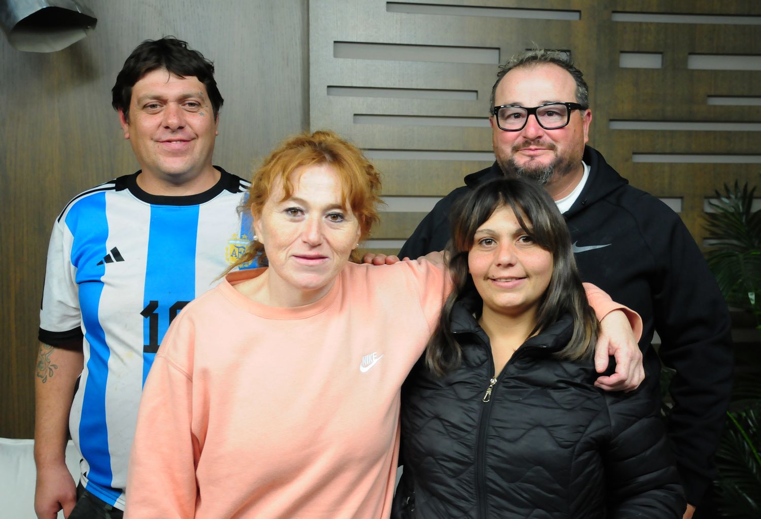 Los hijos de "la Globera" se reencontraron y sellaron el deseo profundo de escribir una nueva página