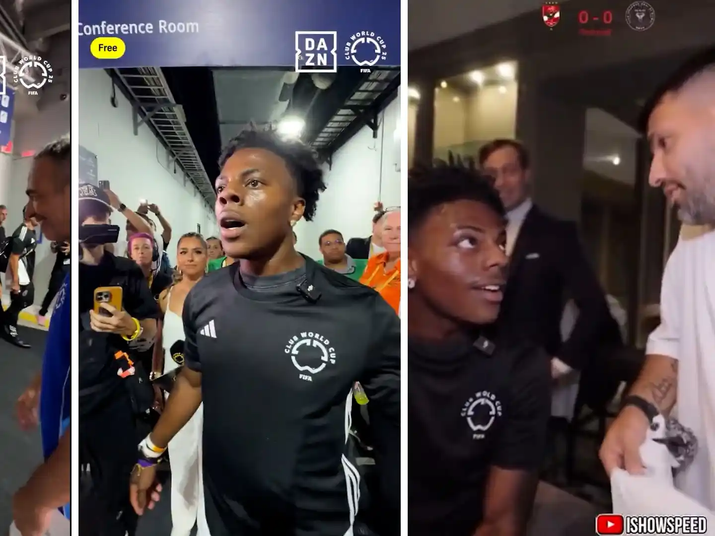 Speed, el streamer fan de Cristiano, vivió un momento viral junto al Kun y Messi