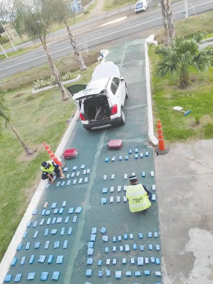 Detienen un cargamento millonario en la caminera